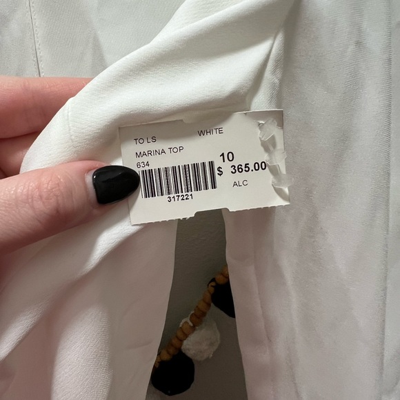 A.L.C. Marina Top in White NWT - Picture 5 of 14